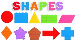 Learn Shapes and Colors Videos for Children  Little Brain Works [upl. by Nodnyl]