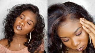 How To Lay Synthetic Lace Frontal Wig  NO LEAVEOUT  NO GLUE NO TAPE  GLUELESS INSTALL [upl. by Chiquita]