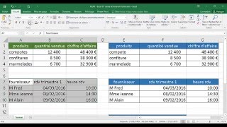 Excel  1 Basique  Cours Saisie et mise en forme [upl. by Lletnohs]