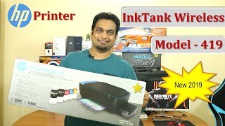 HP Ink Tank Wireless Printer  419  Allinone  2019  Indepth Review [upl. by Collins]