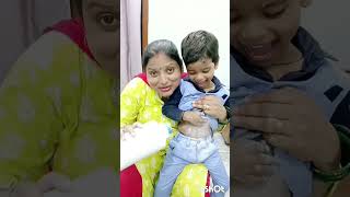 Kya lga rhi ho beta poudi funny comedy kids 🤣 [upl. by Manbahs]