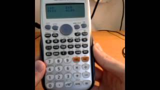 Casio fx570es  991es plus statistical calculations [upl. by Nohsed507]