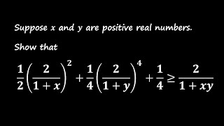 Solving a simple version of APMO 2024 Inequality Problem Using AMGM and CauchySchwarz Inequalities [upl. by Mcwherter]