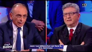 Zemmour VS Melenchon  Écoutez Monsieur Melenchon Là on va parler sérieusement Face a Baba [upl. by Ailad637]