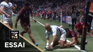 TOP 14  Essai Simon ZEBO R92  Racing 92  BordeauxBègles  J20  Saison 20182019 [upl. by Aihsenod802]