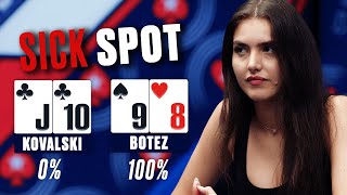 Alexandra Botez FEELS THE PRESSURE of a 10000 BLUFF  S1 E1  Mystery Cash Challenge  PokerStars [upl. by Jacobah369]