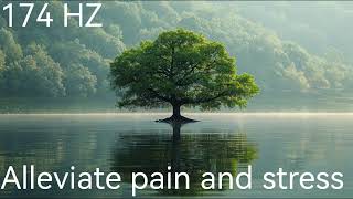 174 HZ pure tone  reduce pain and stress  deep relaxation  healing frequency [upl. by Acinot884]