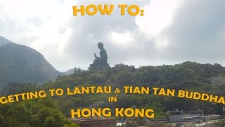 Getting to Lantau amp Tian Tan Buddha in Hong Kong [upl. by Olivann]