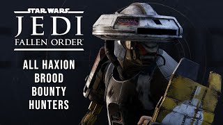 Every Bounty Hunter encounter in Star Wars Jedi Fallen Order Jedi Grandmaster Difficulty [upl. by Elyn]