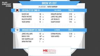 Brondesbury CC 2nd XI v Osterley CC 2nd XI [upl. by Eiroc997]