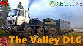 SpinTires MudRunner Xbox One Lets Play THE VALLEY NEW DLC GAMEPLAY NEW MAP EXPLORATION [upl. by Marji]