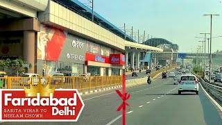 Faridabad – The Hidden Gem of Delhi NCR – Stunning Transformation  Sarita Vihar to Neelam Chowk [upl. by Aekim]