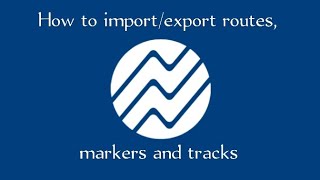 Navionics Boating App How to import and export routes markers and tracks [upl. by Demy]