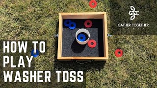 How To Play Washer Toss [upl. by Eniarol]