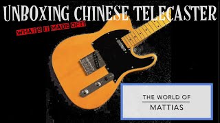 Unboxing a Chinese Telecaster [upl. by Eilah50]