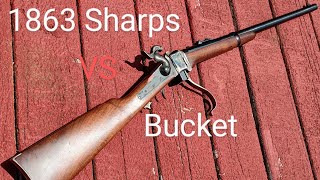 1863 Sharps Bucket Shoot [upl. by Shena]