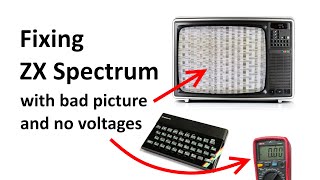 How to fix ZX Spectrum with bad picture [upl. by Mensch794]