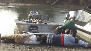 Sacramento River CA jet boat run Jan 1st 2008 [upl. by Ahsad232]