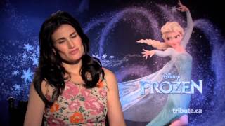 Idina Menzel  Frozen Interview HD [upl. by Eniamrahc]