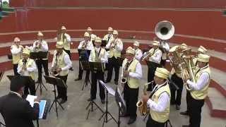 071115 Marinera Dulce y Bonita ensayo Banda de Musicos Colegio San Juan Trujillo Perú [upl. by Senzer]