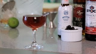 How to Make a Manhattan  Cocktail Recipes [upl. by Peedsaj]