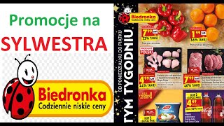 Biedronka od 27 grudnia PROMOCJE NA SYLWESTRA [upl. by Antonetta]