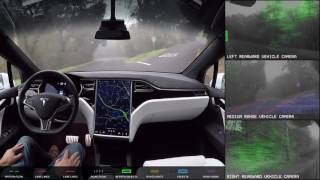 Autopilot Full Self Driving Demonstration Nov 18 2016 Realtime Speed [upl. by Leitnahs]