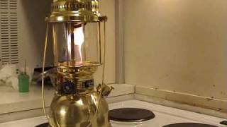 Lighting a Petromax lantern using alcohol [upl. by Michael311]