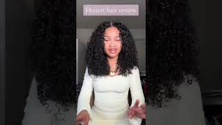 Honest hair reviewreshinehair shorts gluelesswig curlywig curlyhair review [upl. by Pincus173]