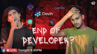 End Of Development  Devin AI Killed Web Developer Future [upl. by Barolet]