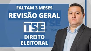 DIREITO ELEITORAL  REVISÃO GERAL  TSE Correção 3° Simulado [upl. by Tisdale]