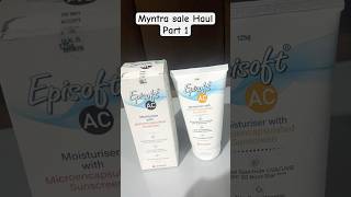 Episoft Moisturer with sunscreen myntra sale dermatologist sunscreen smytten moisturiser tira [upl. by Ruella626]