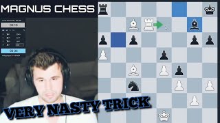 MAGNUS CRUSHES A WOMAN GM WITH A VERY NASTY TRICK [upl. by Chemar845]