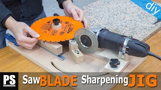 Saw Blades amp Router Bits Sharpening Jig [upl. by Enybor]