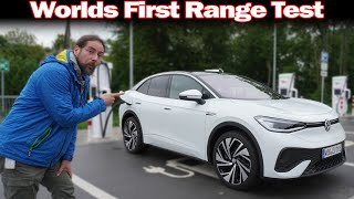 Worlds FIRST Range test  VW Id5 Pro Performance  130 kmh Autobahn [upl. by Arayt]