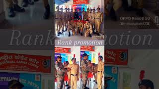 NCC Rank Promotion Of CPL ITI Digha Ghat Patna Celebrity youtube viral motivation trending [upl. by Fuchs550]