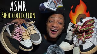 ASMR Shoe Collection 👟🔥 Whispers tapping scratching [upl. by Schecter588]