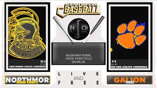 Northmor  Galion Baseball [upl. by Anaerdna]