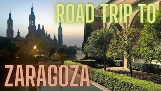 Road trip to Zaragoza Spain  Travel Vlog  No Talking [upl. by Volotta]