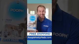 Pooph Potty Pads 🐕💨 pooph odoreliminator puppies shortsvideos petlover commercial [upl. by Alyehs675]