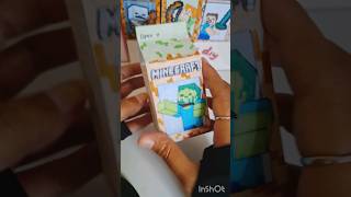 BLIND BOX MINECRAFT part2 youtubeshorts blindbox blindbag minecraft unboxing diy [upl. by Elna729]