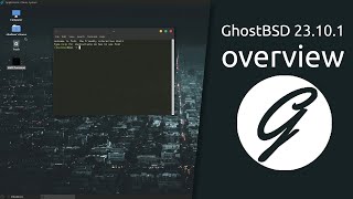 GhostBSD 23101 overview  A simple elegant desktop BSD Operating System [upl. by Dorette]