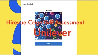 Hirevue Cognitive Assessment Level 2  Interview Unilever 2023 [upl. by Lyndel]