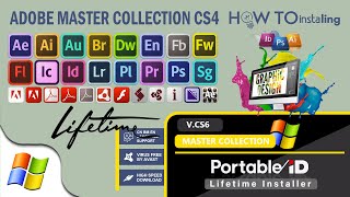 CARA INSTAL ADOBE MASTER COLLECTION CS 4 DI WINDOWS [upl. by Ecikram]