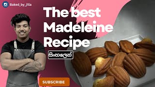 The best madeleine recipe in sinhalaසිංහලdelicious madeleine recipe bakedbyjilla cake srilanka [upl. by Ahsaet771]