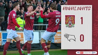 HIGHLIGHTS Northampton Town 1 Derby County 0 [upl. by Troth]