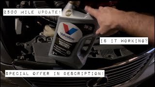 Does Valvoline Restore and Protect actually work 2500 mile update [upl. by Nosauq115]