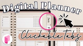 New Digital Planner Feature  Create Hyperlinked Digital Planner on Planify Pro [upl. by Barrett348]