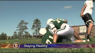 Bemidji State Football Defense  Lakeland News Sports  August 22 2012 [upl. by Anovahs]