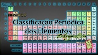 Classificação Periódica dos Elementos [upl. by Zaragoza]